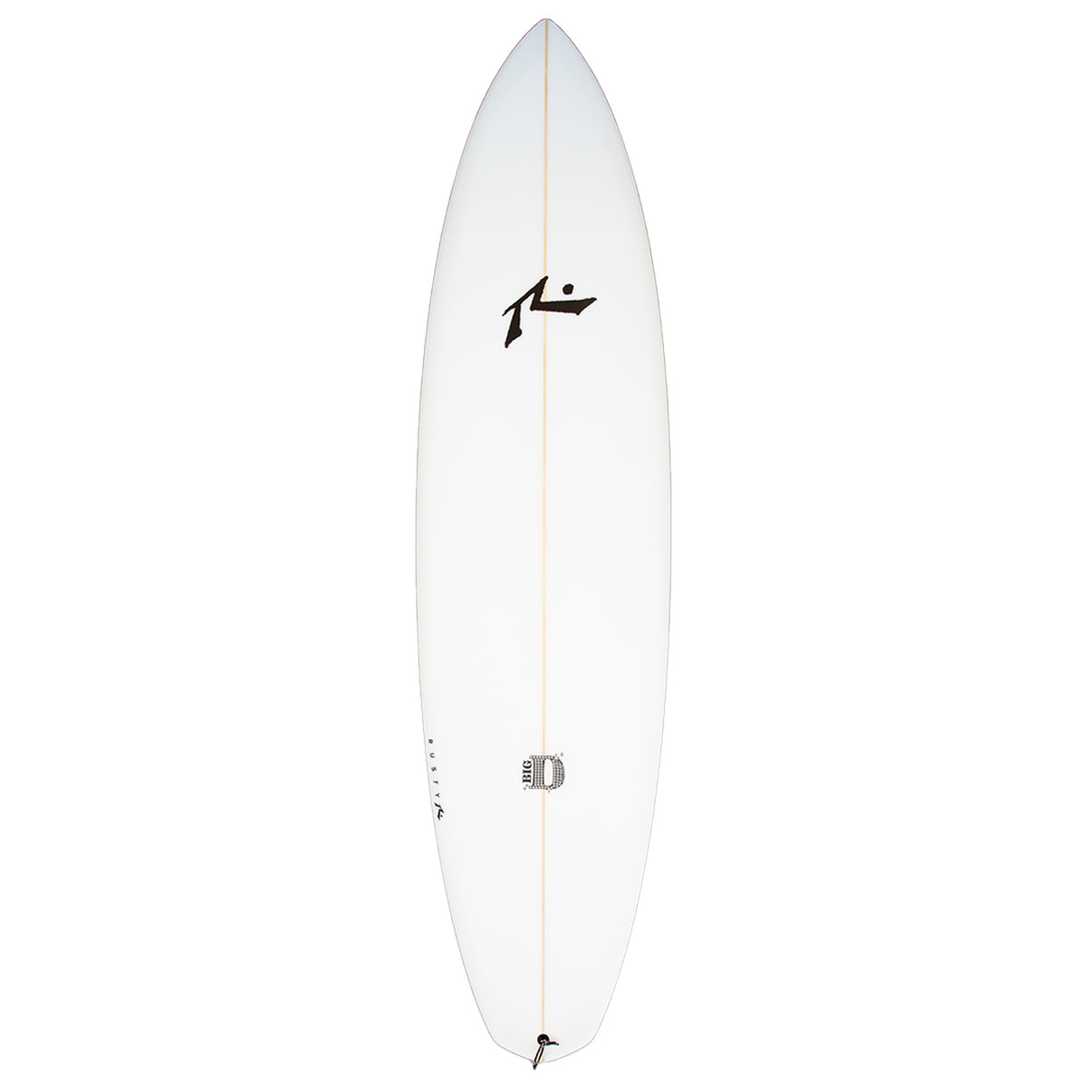 Big D Midlength Surfboard Deck View - Rusty Surfboards 