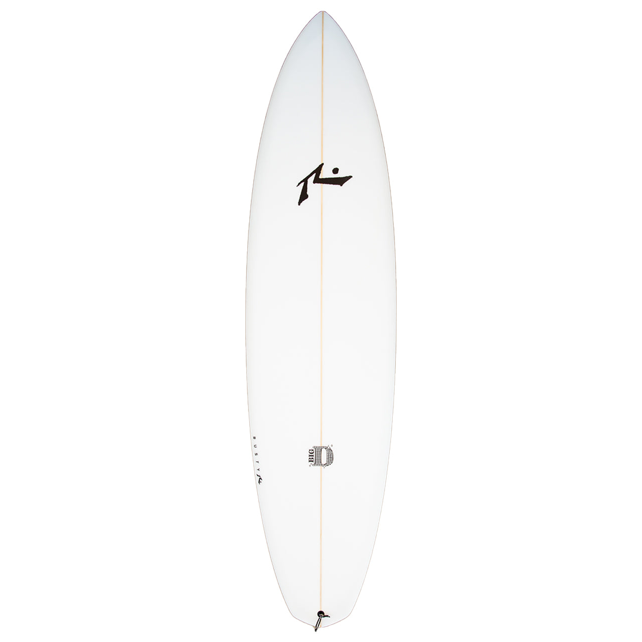 Big D Midlength Surfboard Deck View - Rusty Surfboards 