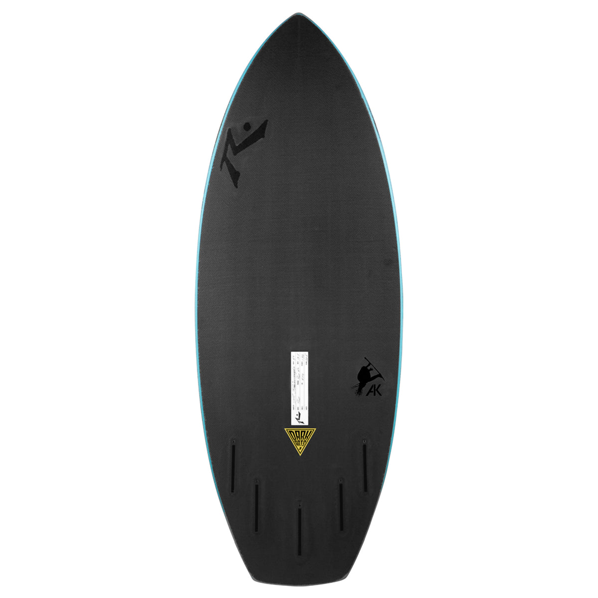 Pint Dark Arts - Bali Blue - Bottom View - Austin Keen Wakesurf board - Rusty Surfboards