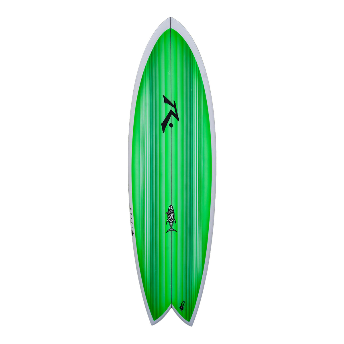 419fish - Alternative - Rusty Surfboards - Top View - Green Gradient