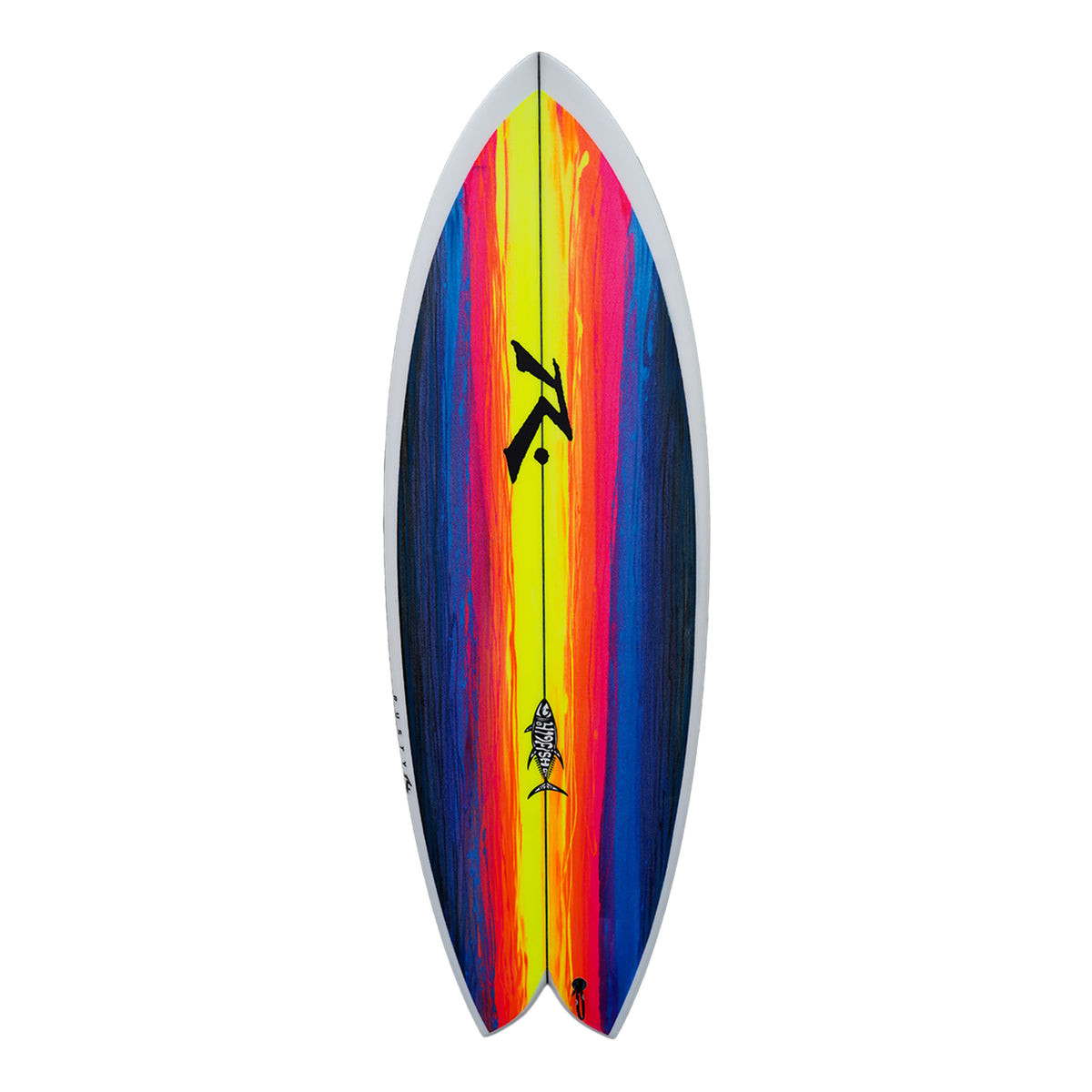 419fish - Alternative - Rusty Surfboards - Top View - Rainbow Gradient