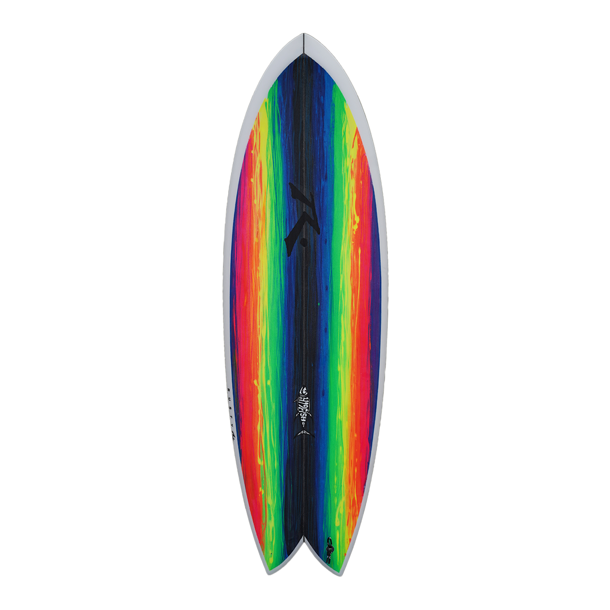 419fish - Alternative - Rusty Surfboards - Top View - Rainbow