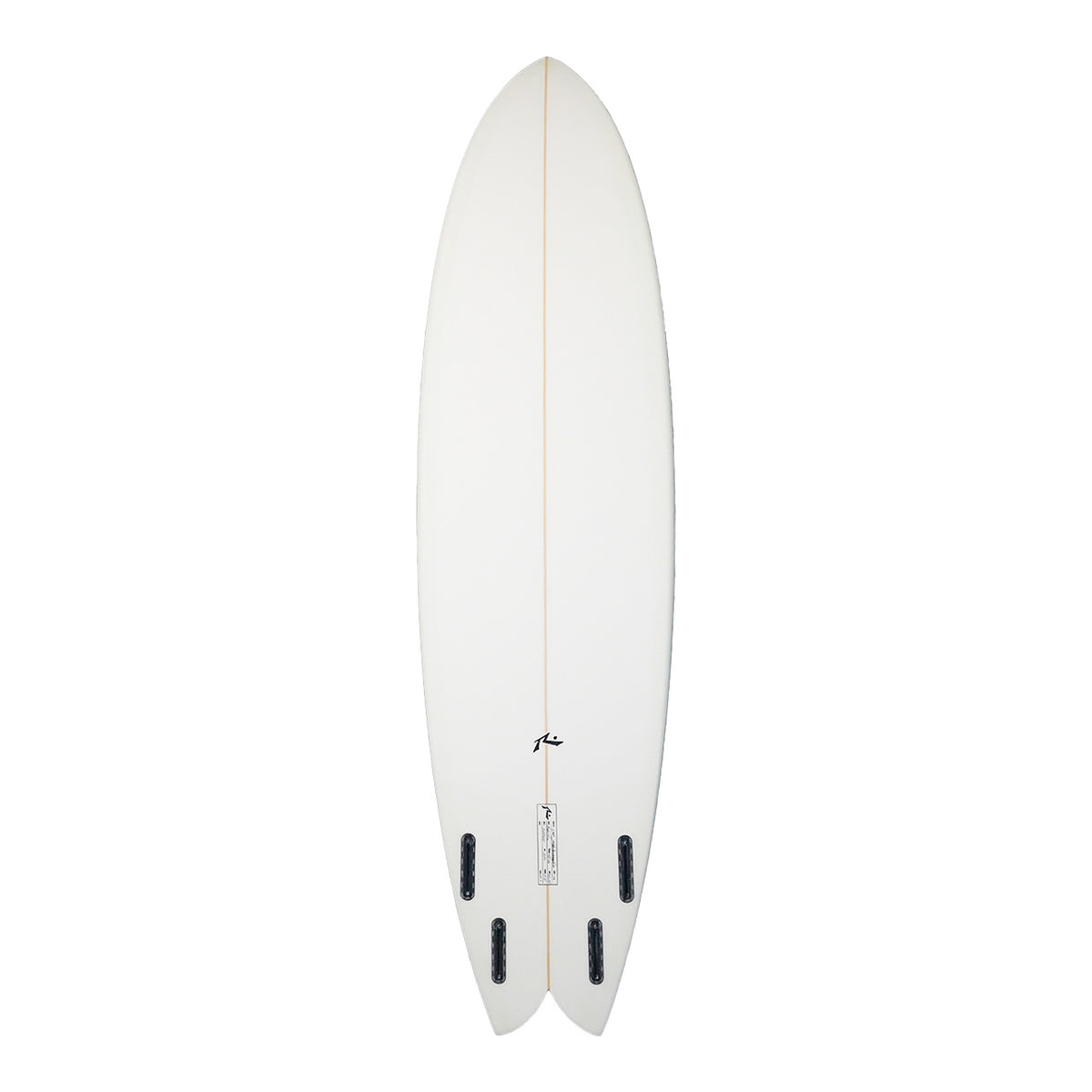 Moby Fish Mid Length Surfboards - Rusty Surfboards - Bottom View