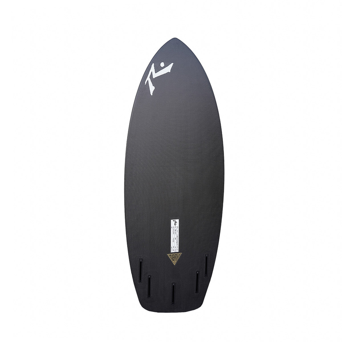 Pint Dark Arts - Carbon Black - Bottom View - Austin Keen Wakesurf board - Rusty Surfboards