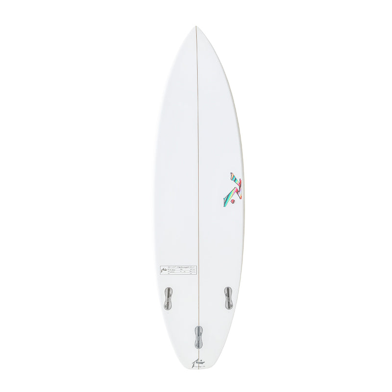 El Amigo - High Performance Shortboard - Rusty Surfboards - Top View