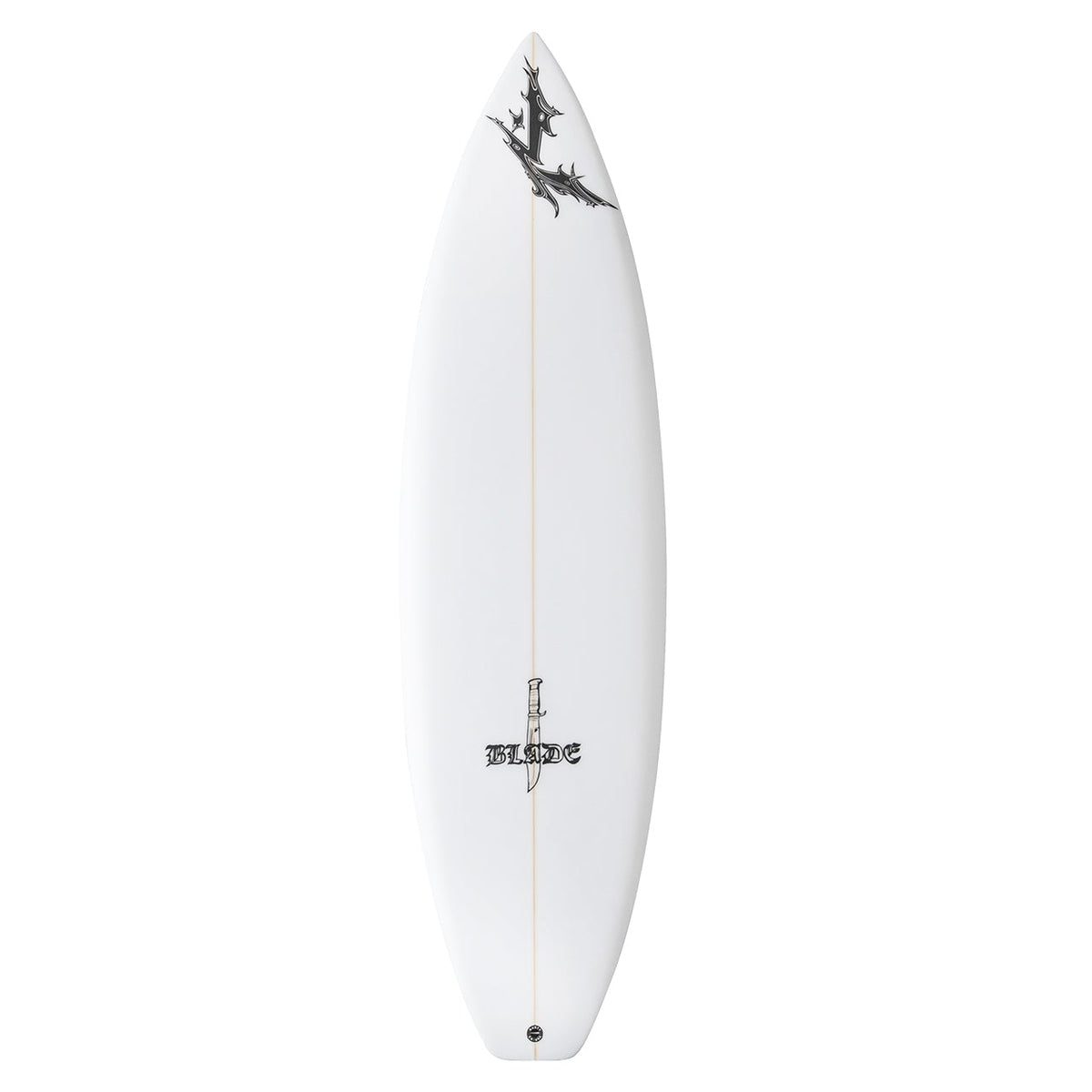 Blade Deck View - Rusty Surfboard