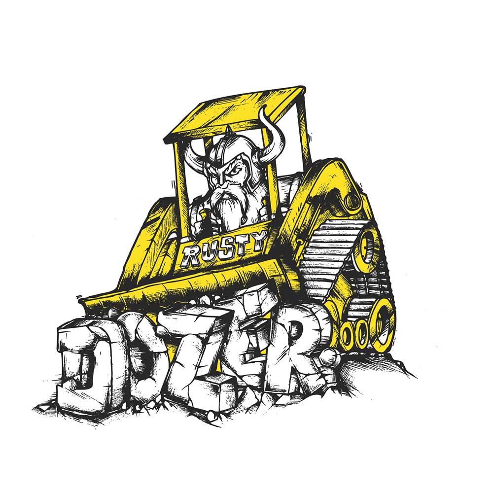 Dozer Logo - High Performance Shortboard - Rusty Surfboards
