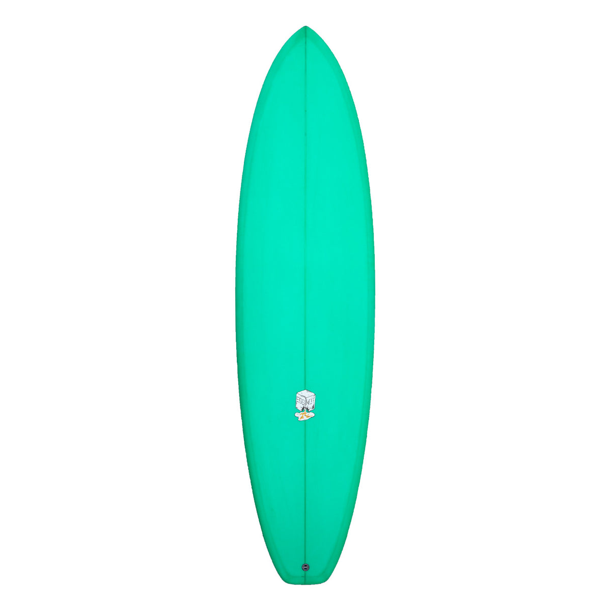 Egg Not - Made To Order - Mid Length - Mint Green - Deck View - Rusty Surfboards