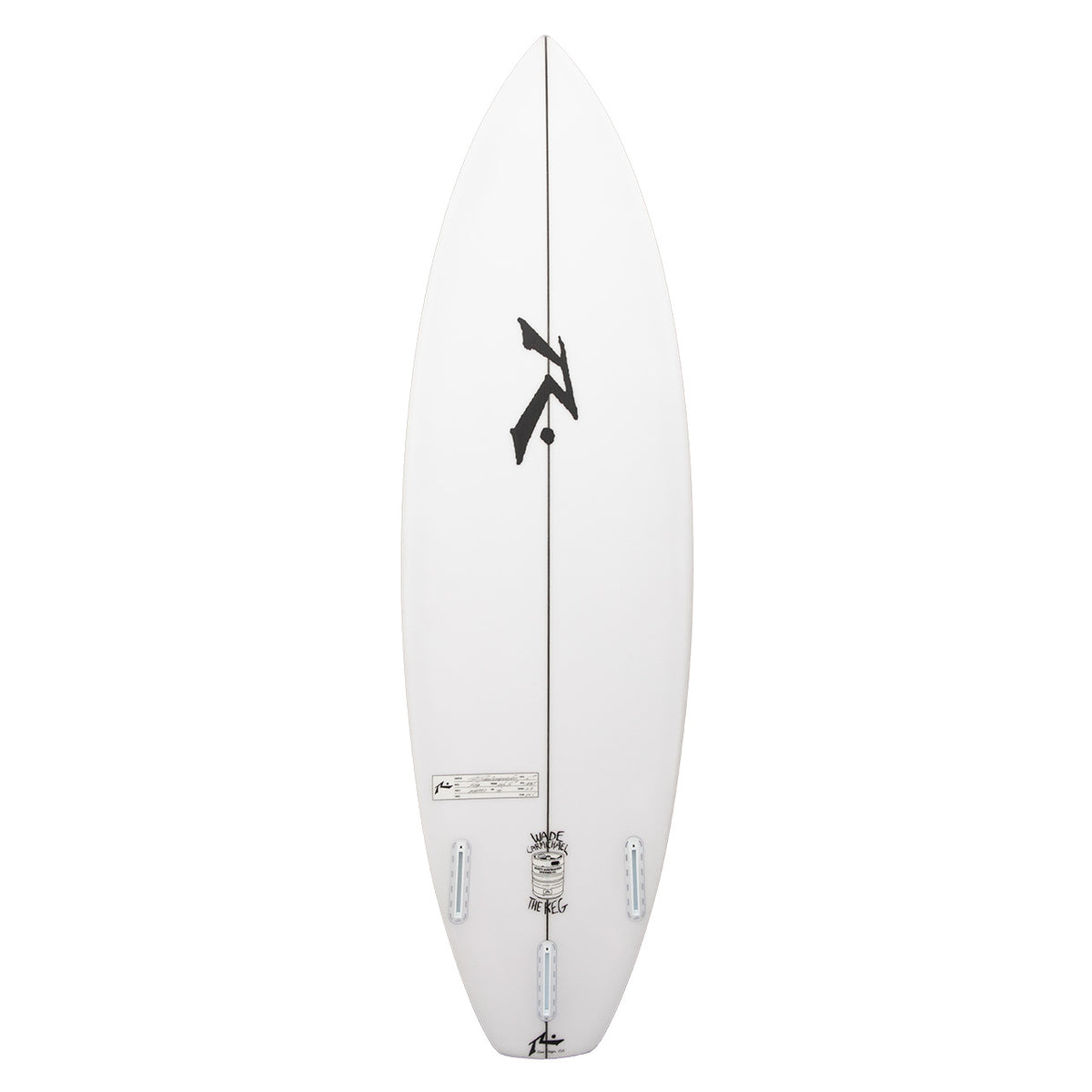 The Keg - High Performance Shortboard - Rusty Surfboards - Bottom View