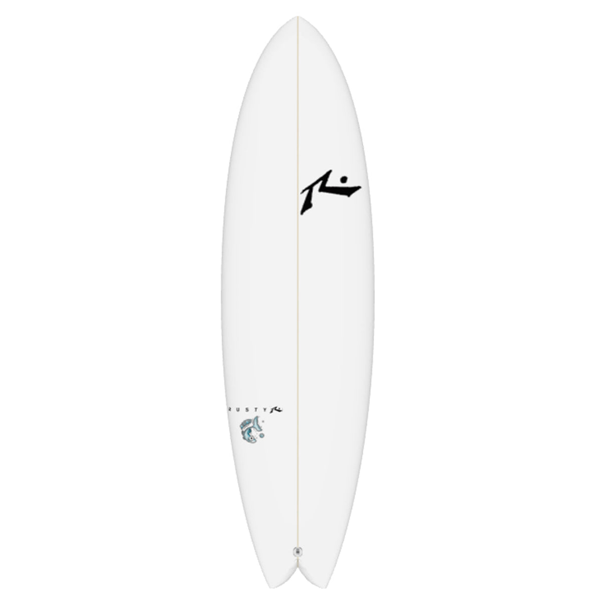 Not So Moby Fish In Stock - Rusty Surfboards - Deck View